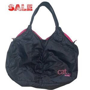 Puma Procat Tote Gym Bag Black Pink
